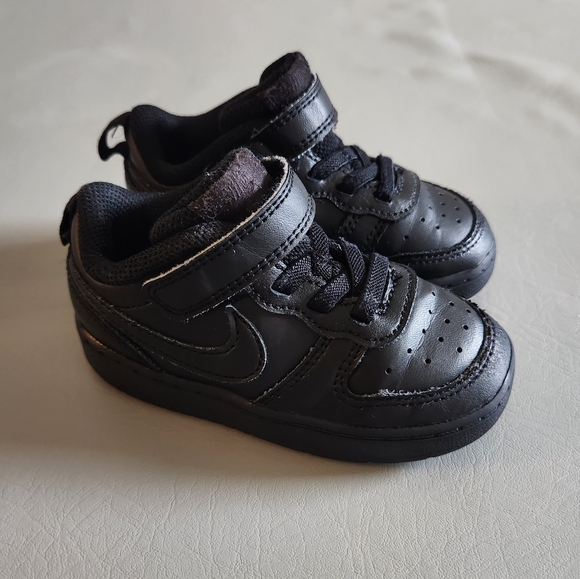 Nike Court Borough Low Recraft Black Toddler Size 6C - Picture 1 of 6